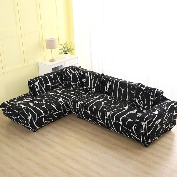 Ravinder Black Sofa Cover