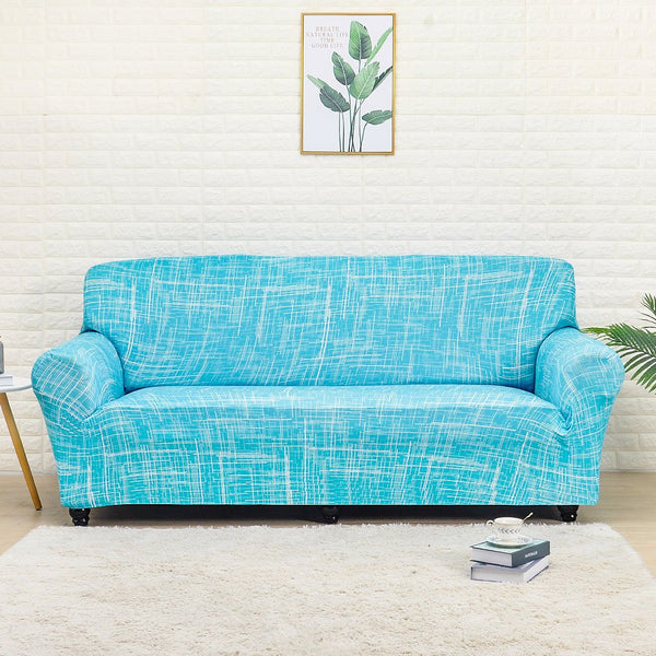 Handley Blue Sofa Cover