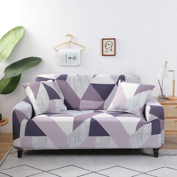 Vinnie Purple Sofa Cover