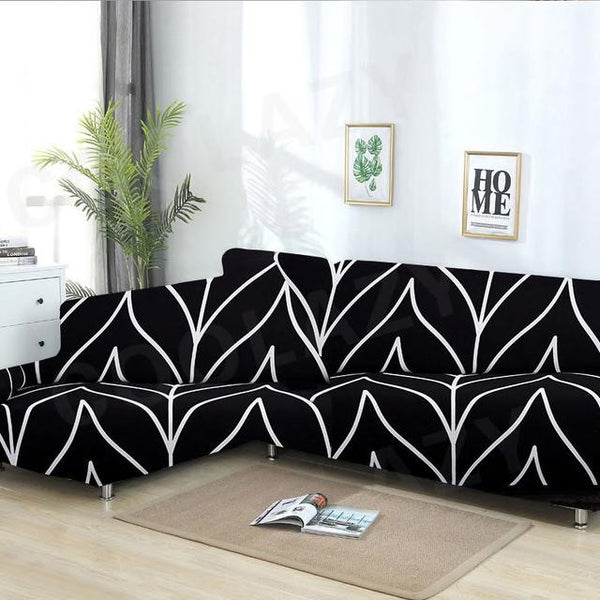 Tiya Black Sofa Cover