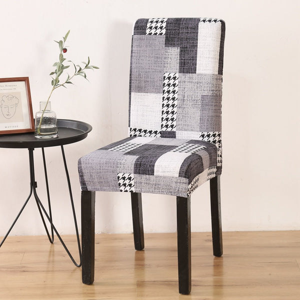 Portia Checkered Chair Cover