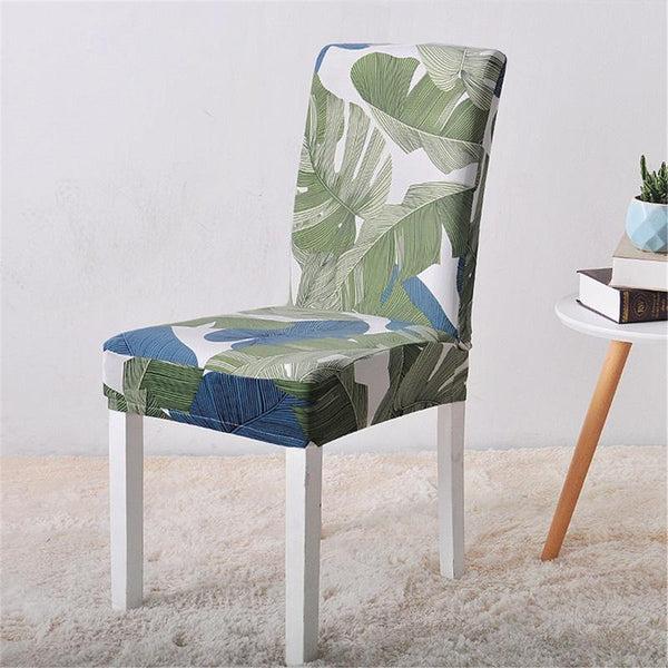 Catrina Green Leaf Chair Cover