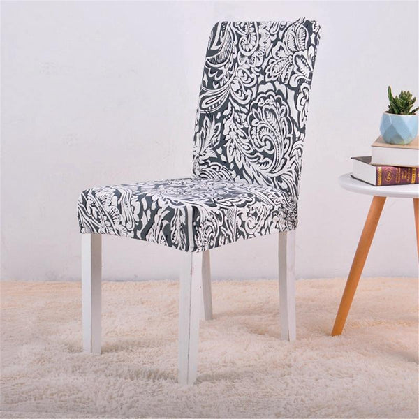 Alyx Abstract Blue Chair Cover