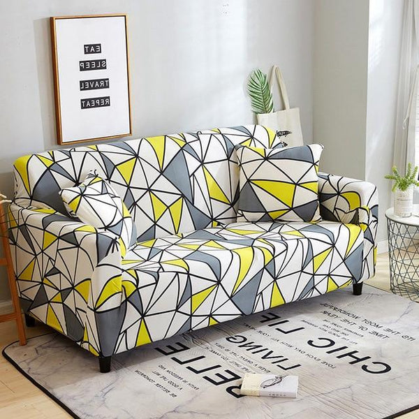 Sherry Geometric Sofa Cover