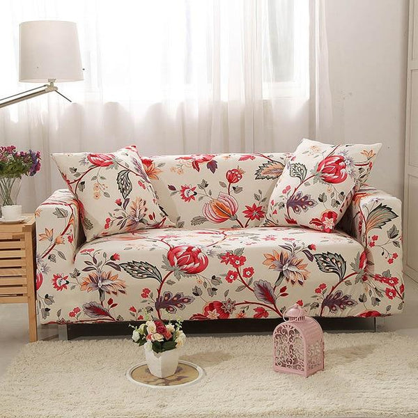 Asmaa Flower Sofa Cover