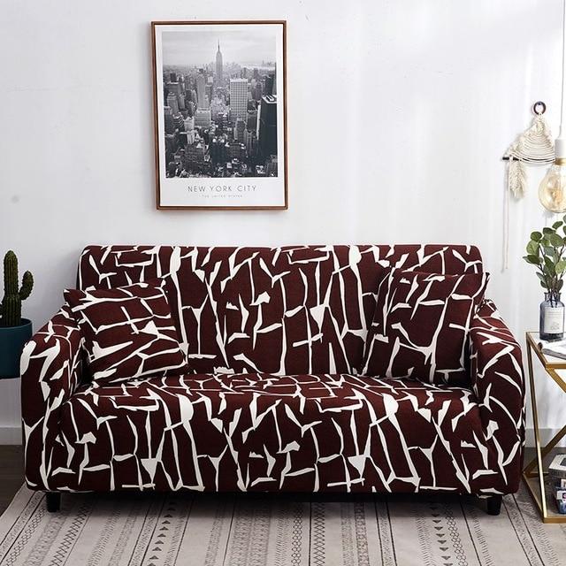 Ravinder Dark Red Sofa Cover