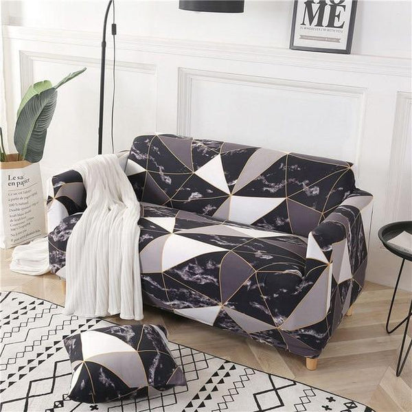 Kaiden Geometric Sofa Cover