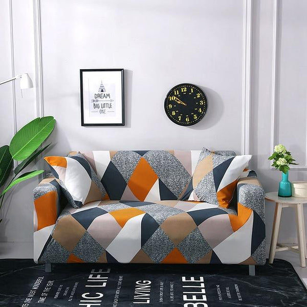 Vinnie Geometric Sofa Cover