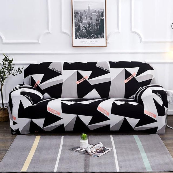 Loui Geometric Sofa Cover