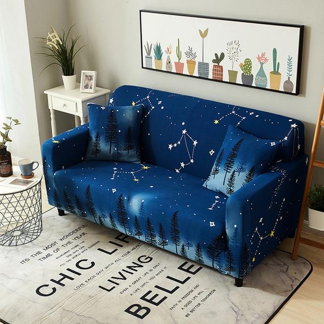 Horoscope Night Sky Sofa Cover