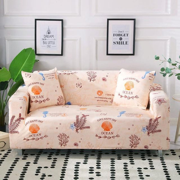 Happy Ocean Sofa Cover