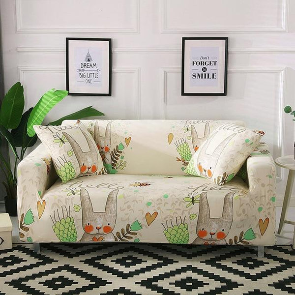 Hello Bunny Sofa Cover