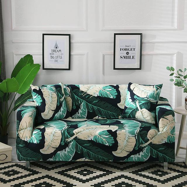 Chantelle Feather Green Sofa Cover