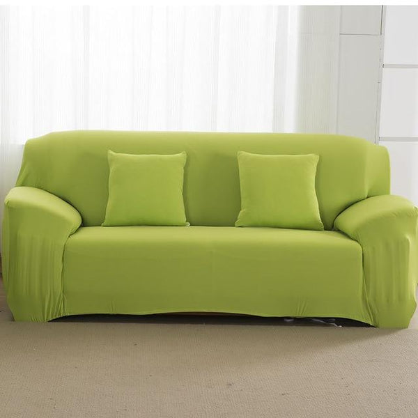 Solid Lime Green Sofa Cover